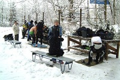 Eistauchen am Hemmoor 2005