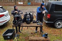 Weihnachtstauchen Stechlinsee 2017